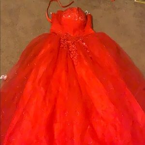 Formal Red Ballgown